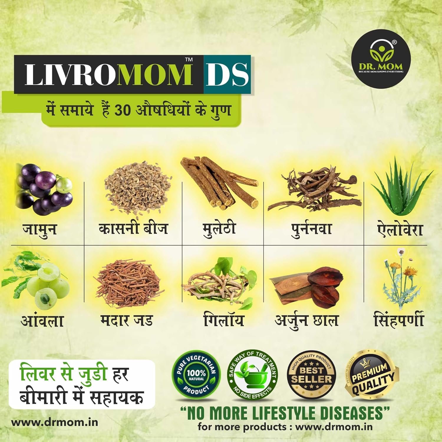 Livromom DS Syrup | Best Ayurvedic Syrup for Fatty Liver - 200ml image 3