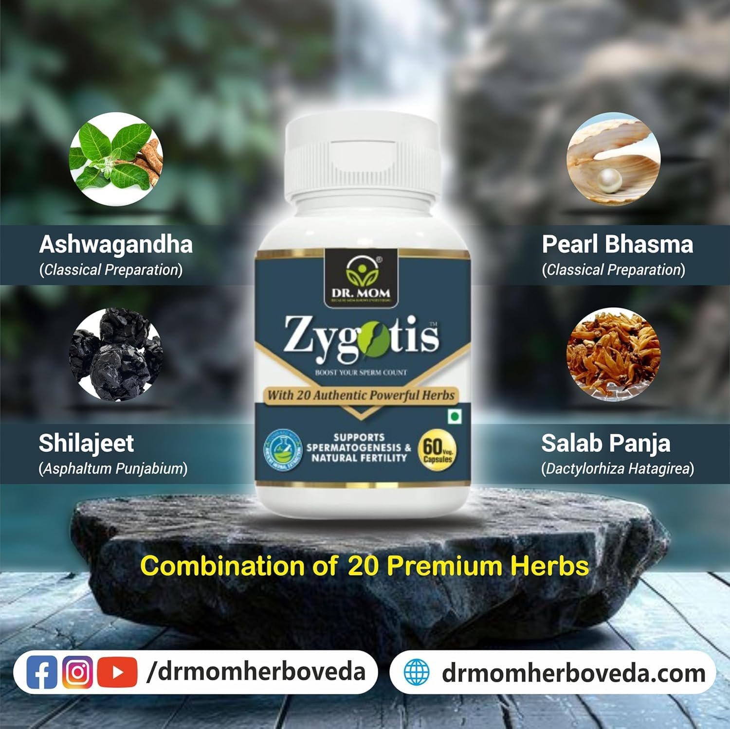Zygotis Capsule Ayurvedic Medicine for Sperm Count & Motility - 60 Cap. image 5