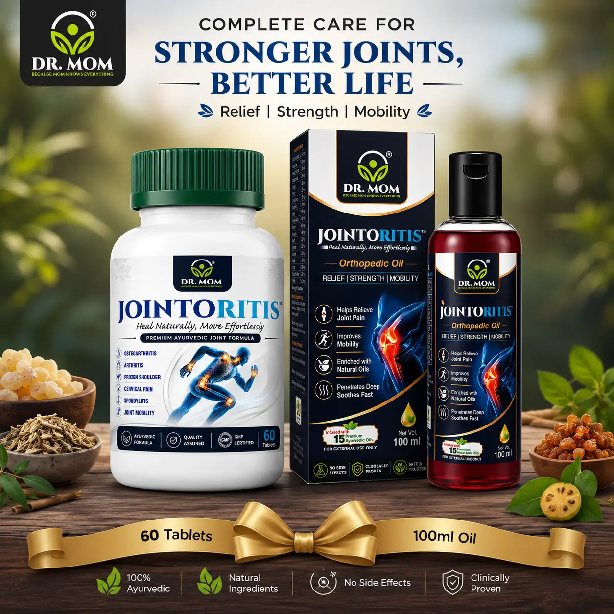 Jointoritis Oil & Tablets - Ayurvedic Combo for Joint Pain Relief image 5