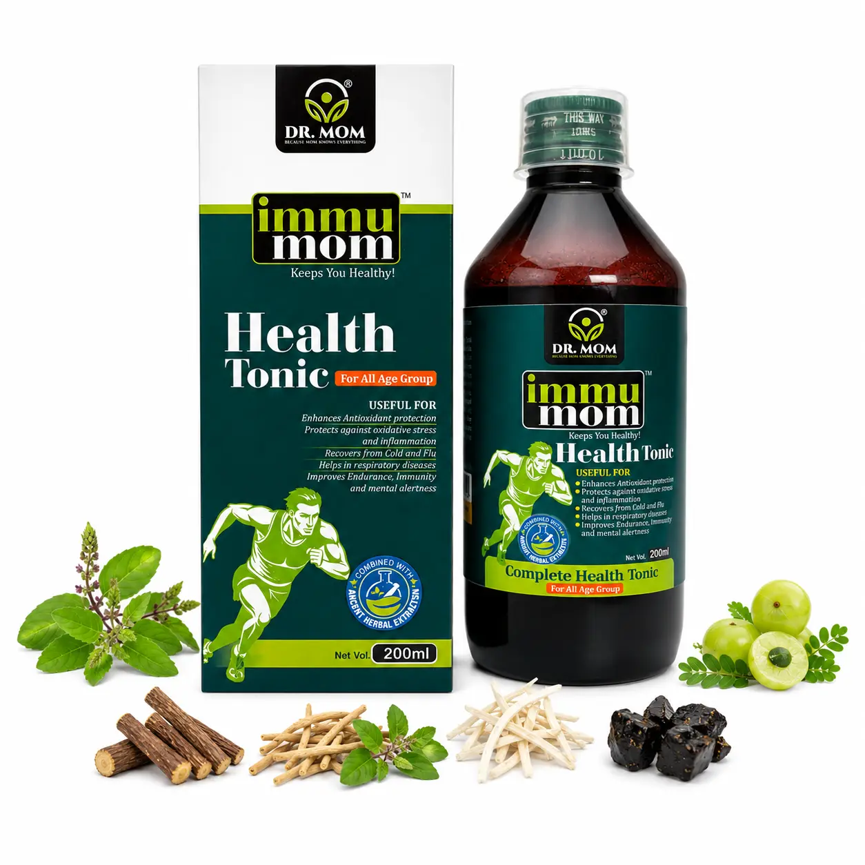 Dr. Mom ImmuMom Health Tonic – Complete Daily Health Support - Dr. Mom Herboveda