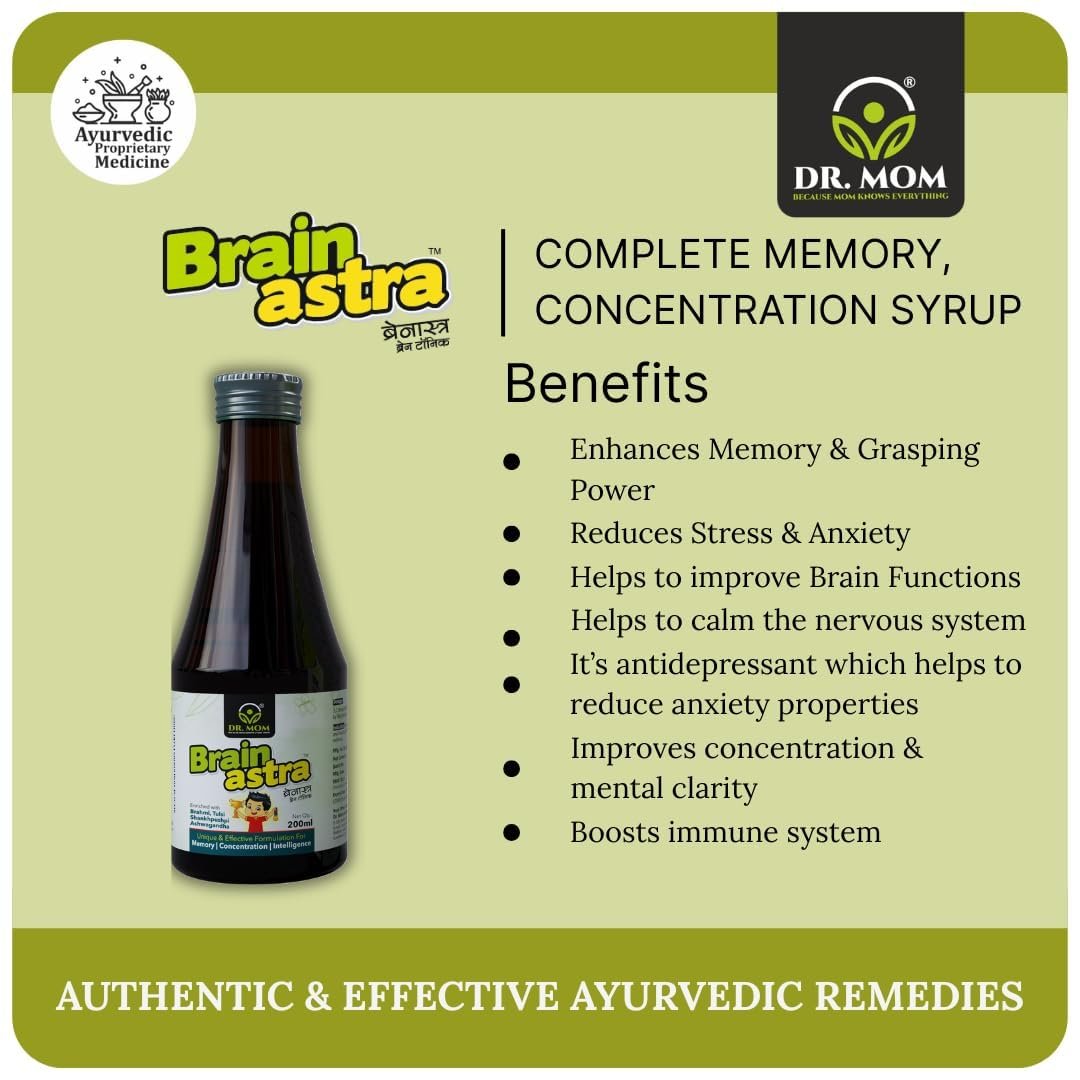Brain Astra Brain Health Tonic For Memory and Concentration 200ml. image 4