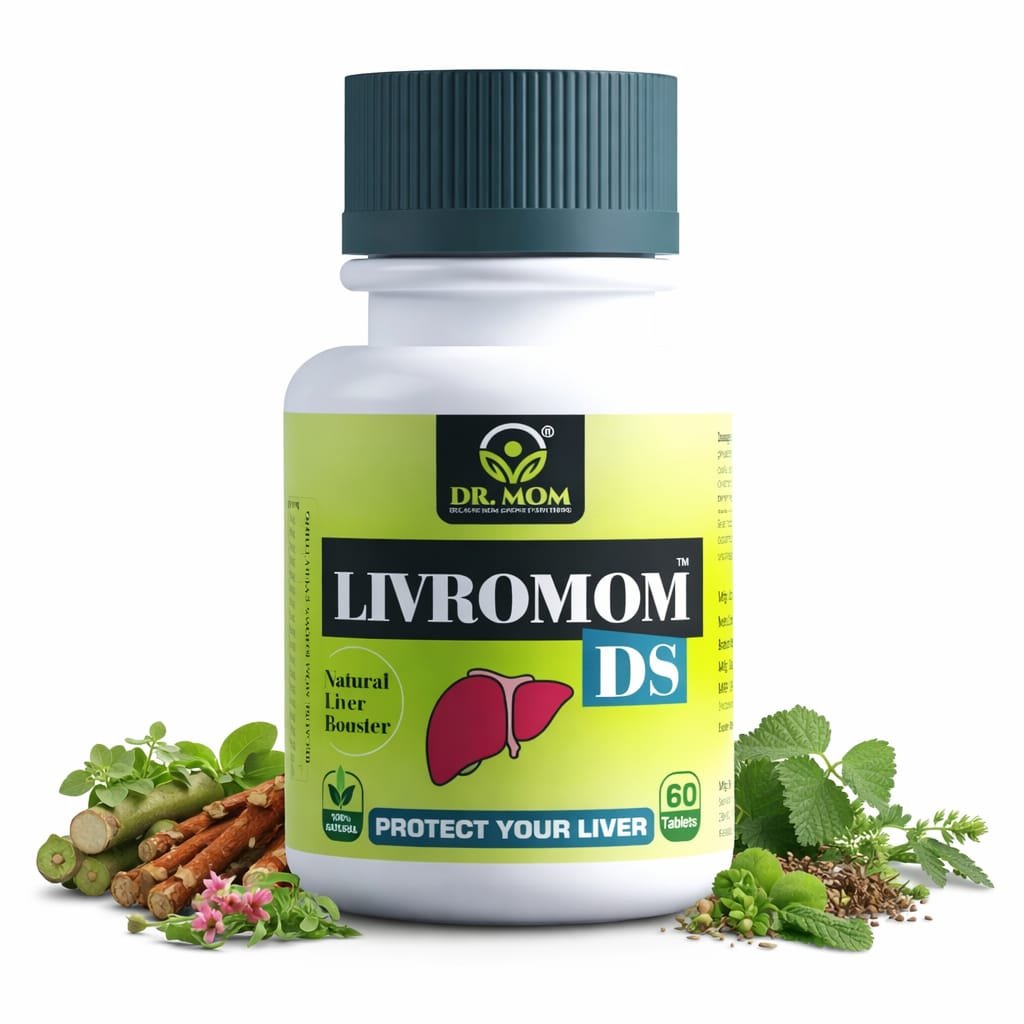 LivroMom DS Tablets | Best Ayurvedic Tablets for Liver Health 60 Tab.