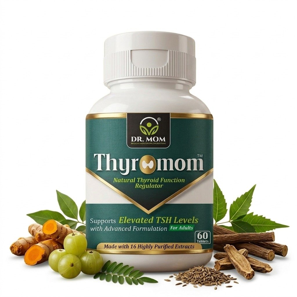 Thyromom Ayurvedic Medicine for Thyroid  1x60 Tablet image 1