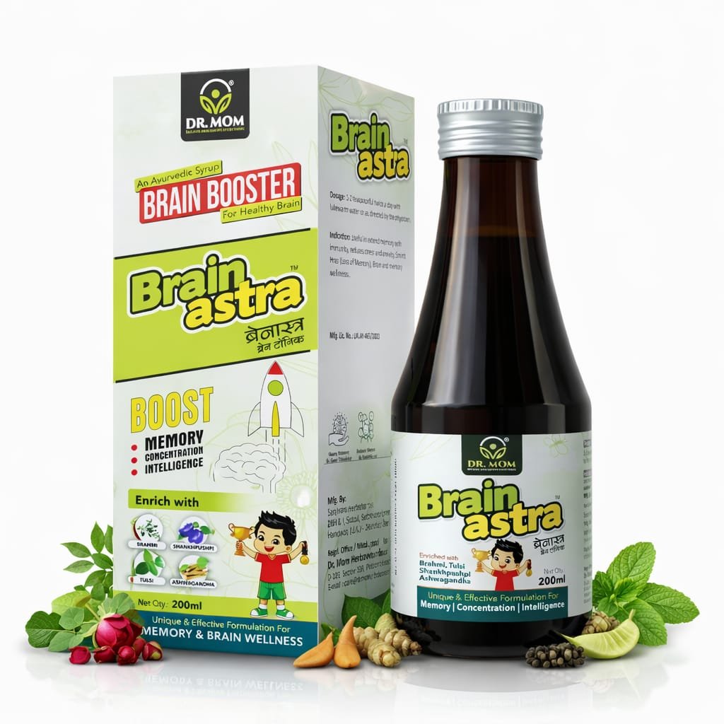 Brain Astra Brain Health Tonic For Memory and Concentration 200ml. - Ayurvedic Medicine by Dr. Mom Herboveda