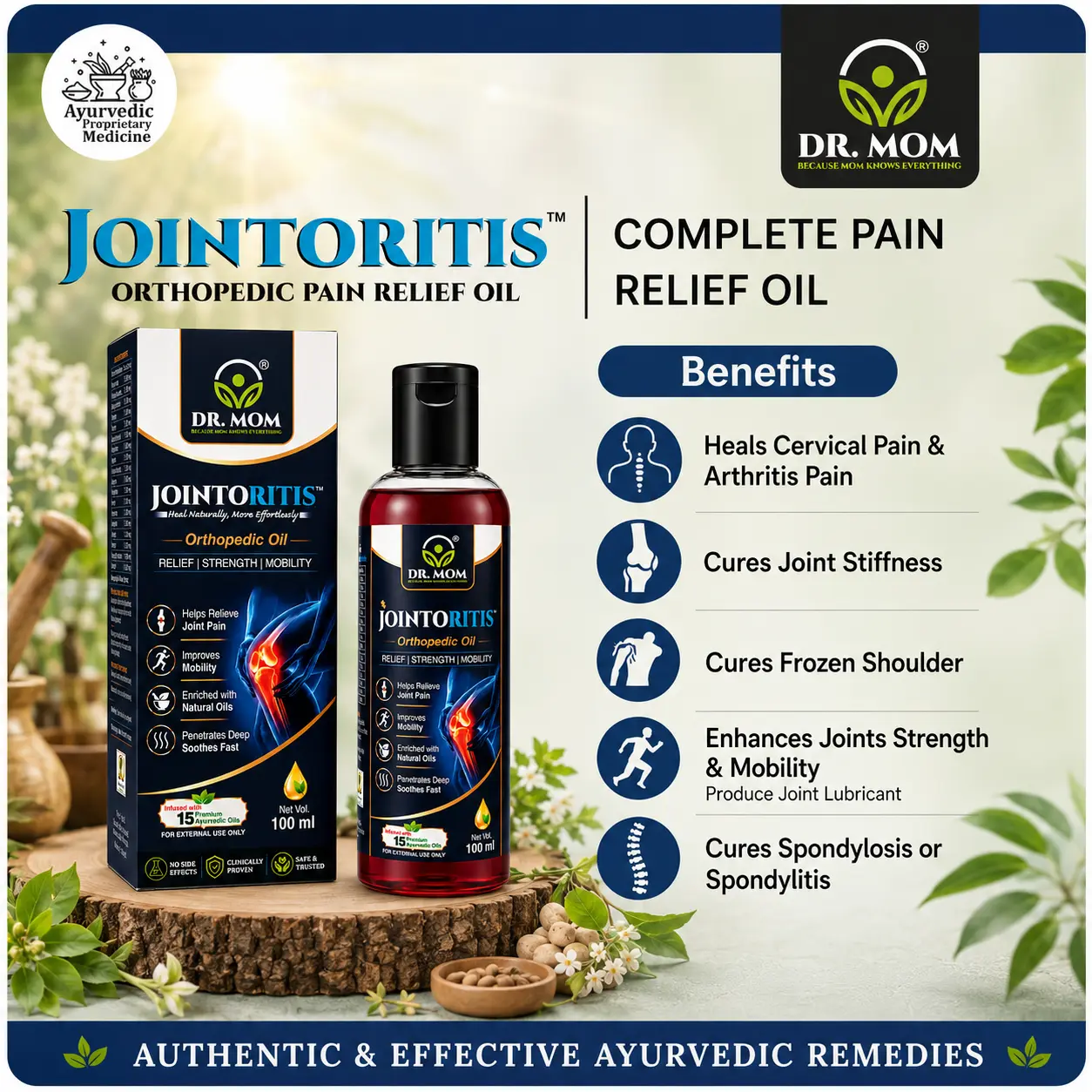 Jointoritis Oil & Tablets - Ayurvedic Combo for Joint Pain Relief image 4