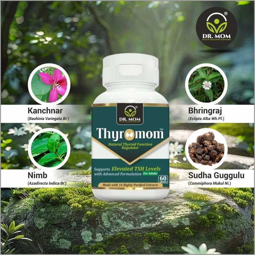 Thyromom Ayurvedic Medicine for Thyroid  1x60 Tablet image 5