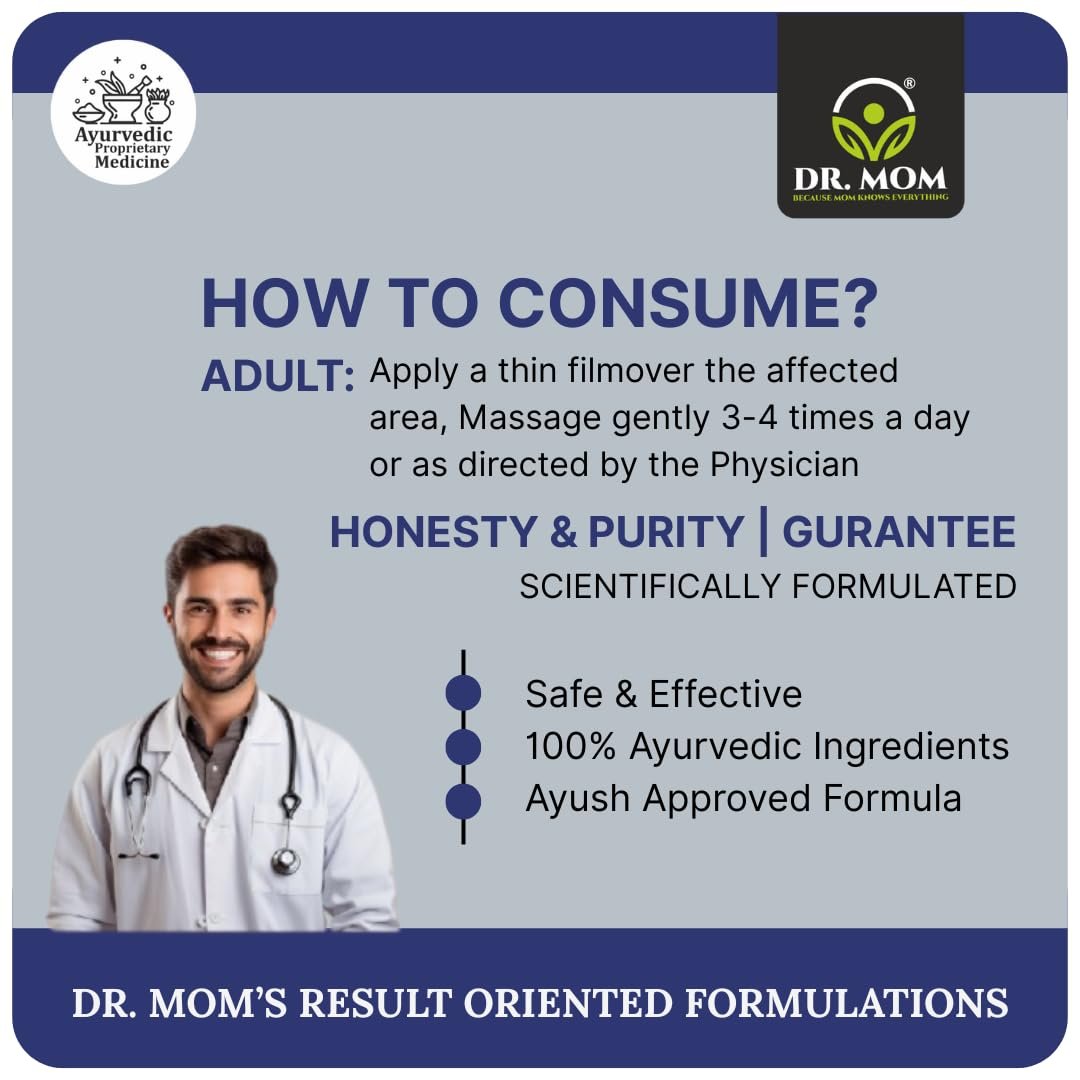 Dr. Mom Pain Relief Ointment 30g | Powerful Ayurvedic Relief for Arthritis & Body Pain image 2