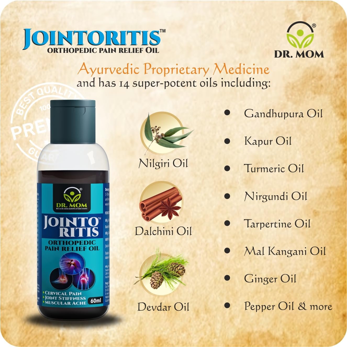 Jointoritis Oil & Tablets - Ayurvedic Combo for Joint Pain Relief image 5