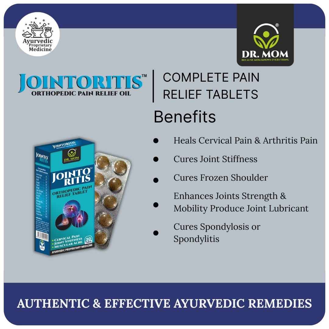 Jointoritis Tablet | Best Ayurvedic Tablets for Arthritis & Joint Pain 3x10 tab. image 4