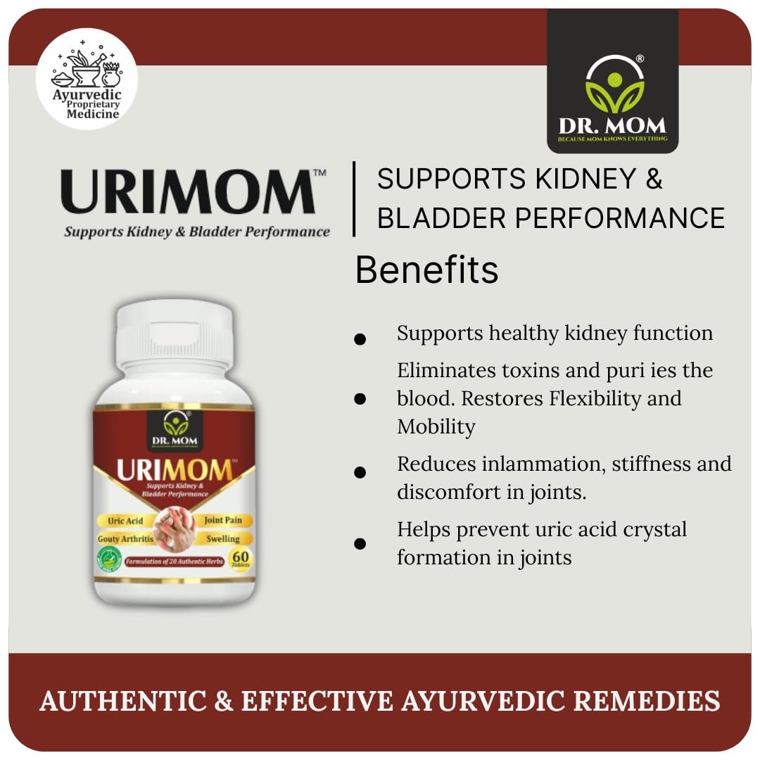 Urimom — The Best Ayurvedic Capsule for Uric Acid - 60 Cap. image 3