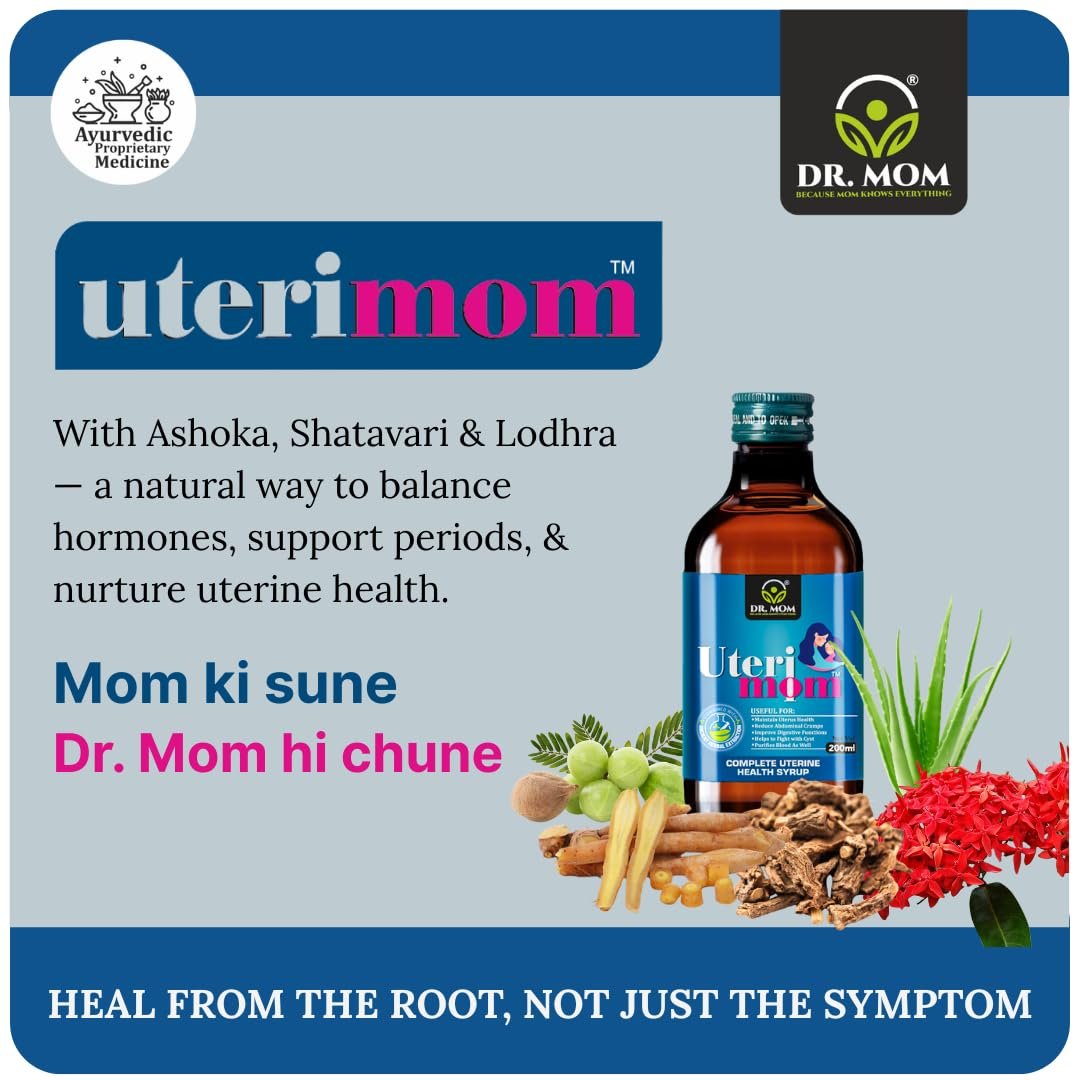 Uterimom Uterine Syrup | Best Ayurvedic Medicine For Irregular Periods 200 ml image 6