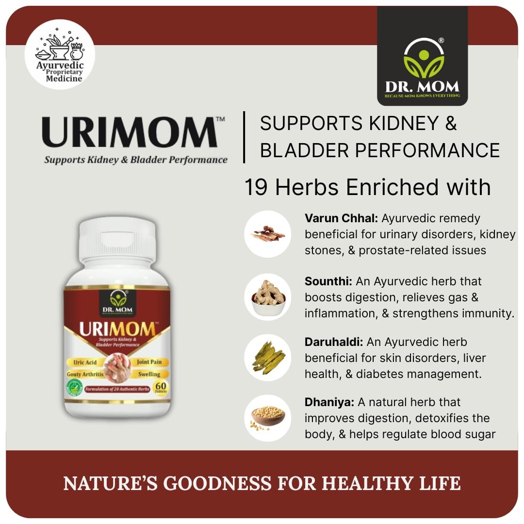 Urimom — The Best Ayurvedic Capsule for Uric Acid - 60 Cap. image 4