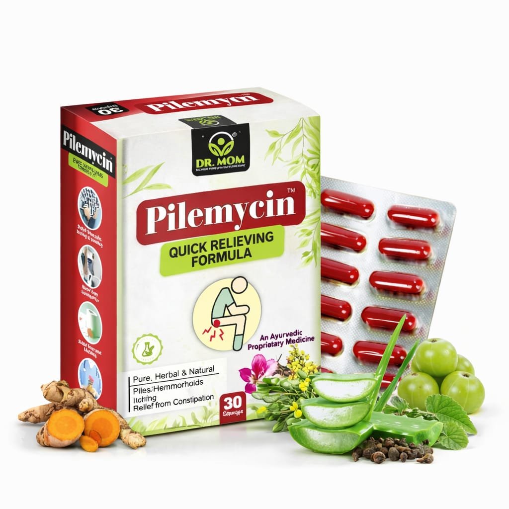 Pilemycin Capsule | Ayurvedic Capsules for Piles -  30 Cap.