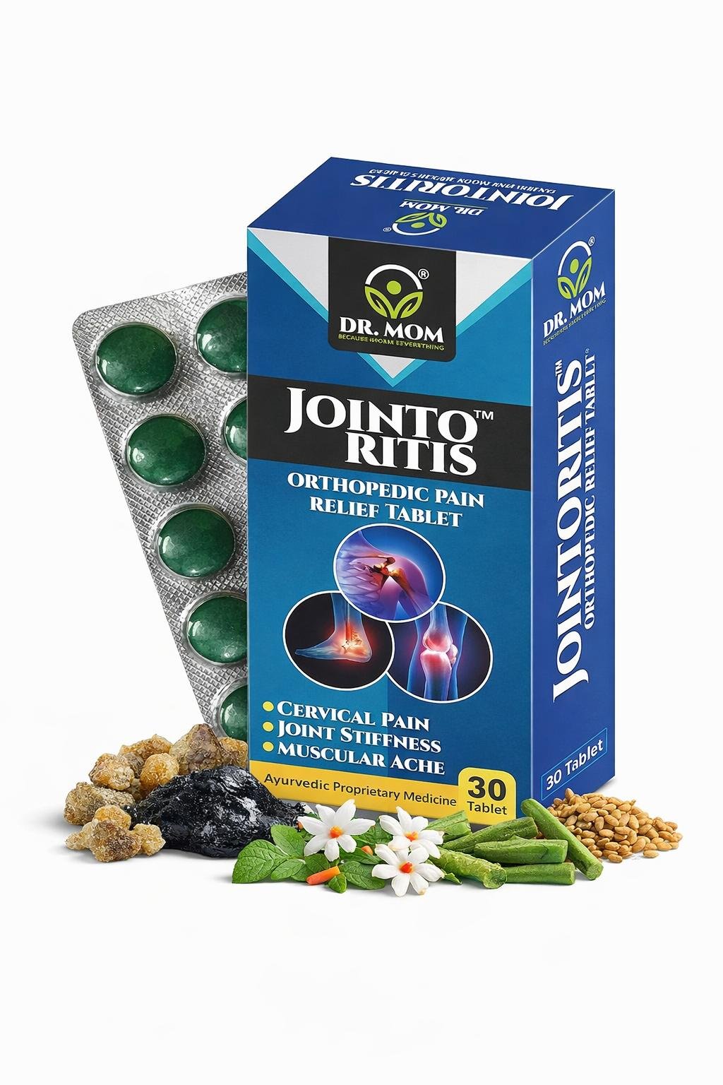 Jointoritis Tablet | Best Ayurvedic Tablets for Arthritis & Joint Pain 3x10 tab. image 1