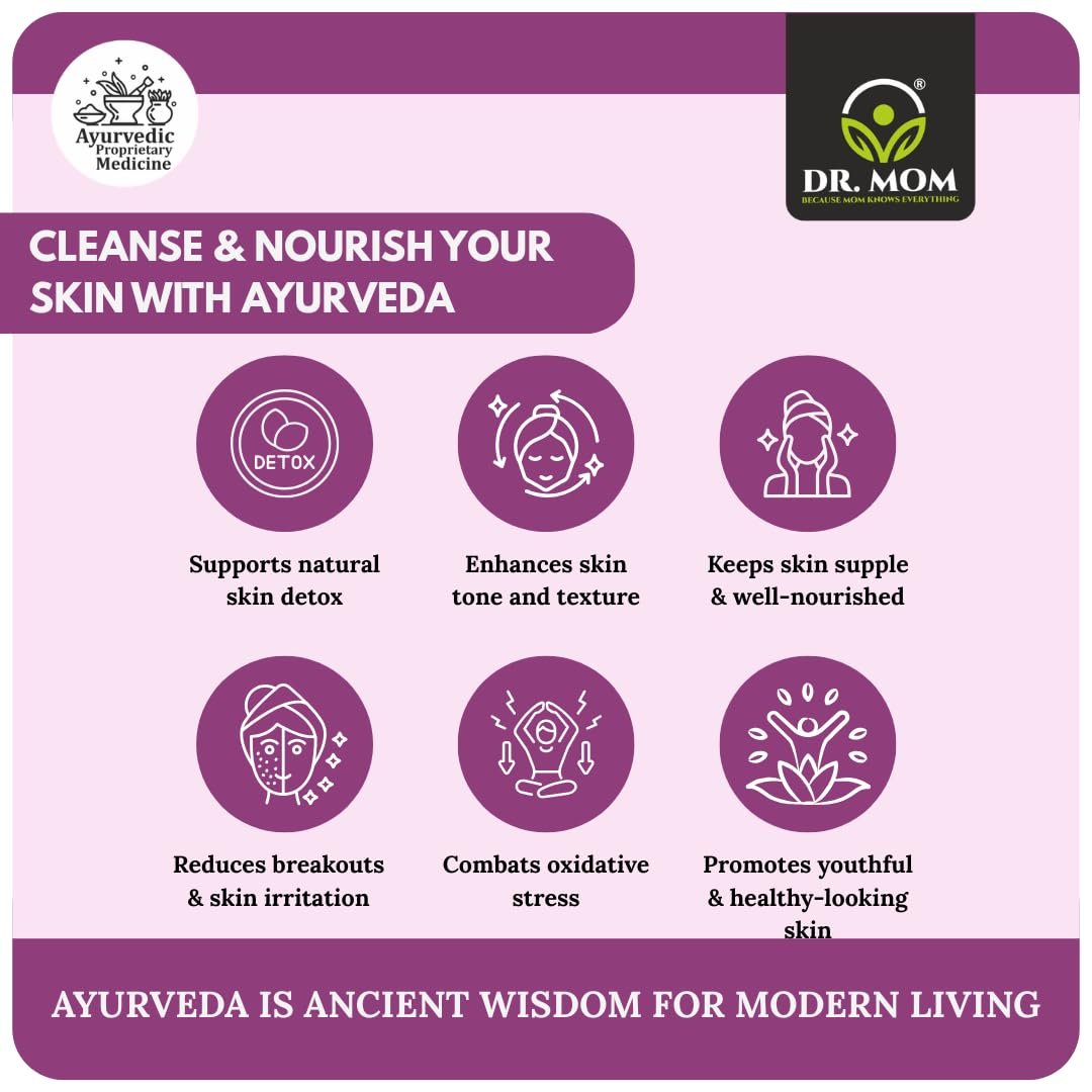 Skinomom Advance Capsules For Acne Pimple Scar | Blood Purify Formula 60 Capsules image 2