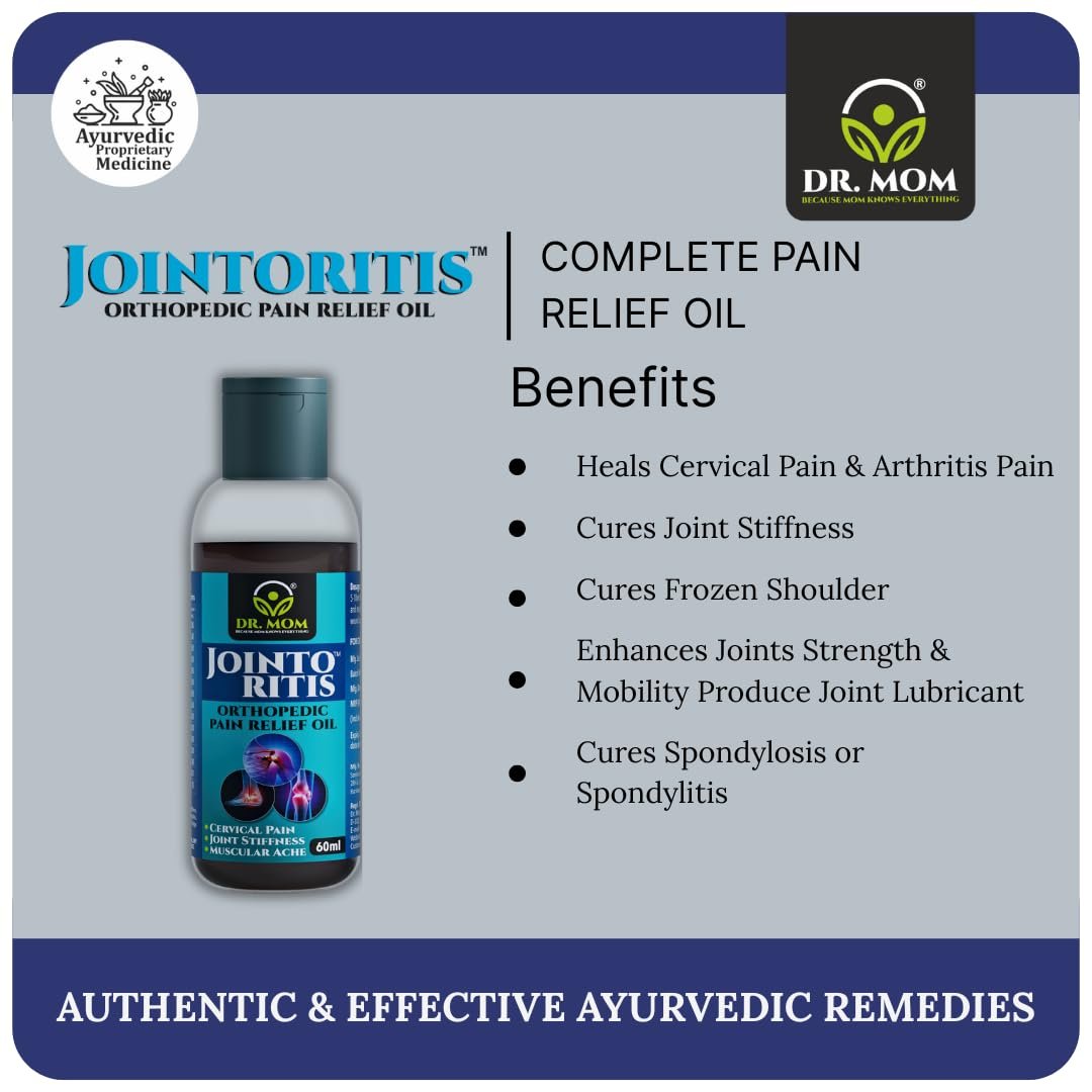 Jointoritis Oil | Best Ayurvedic Oil for Joint Pain and Arthritis Relief 60 ml image 4