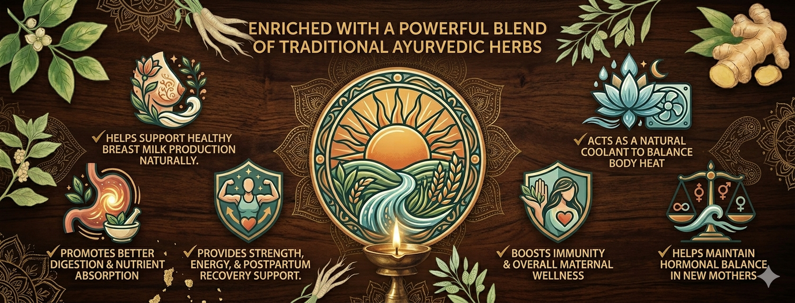 Lactom Lactation Powder | Best Ayurvedic Lactation Supplement 500 g features