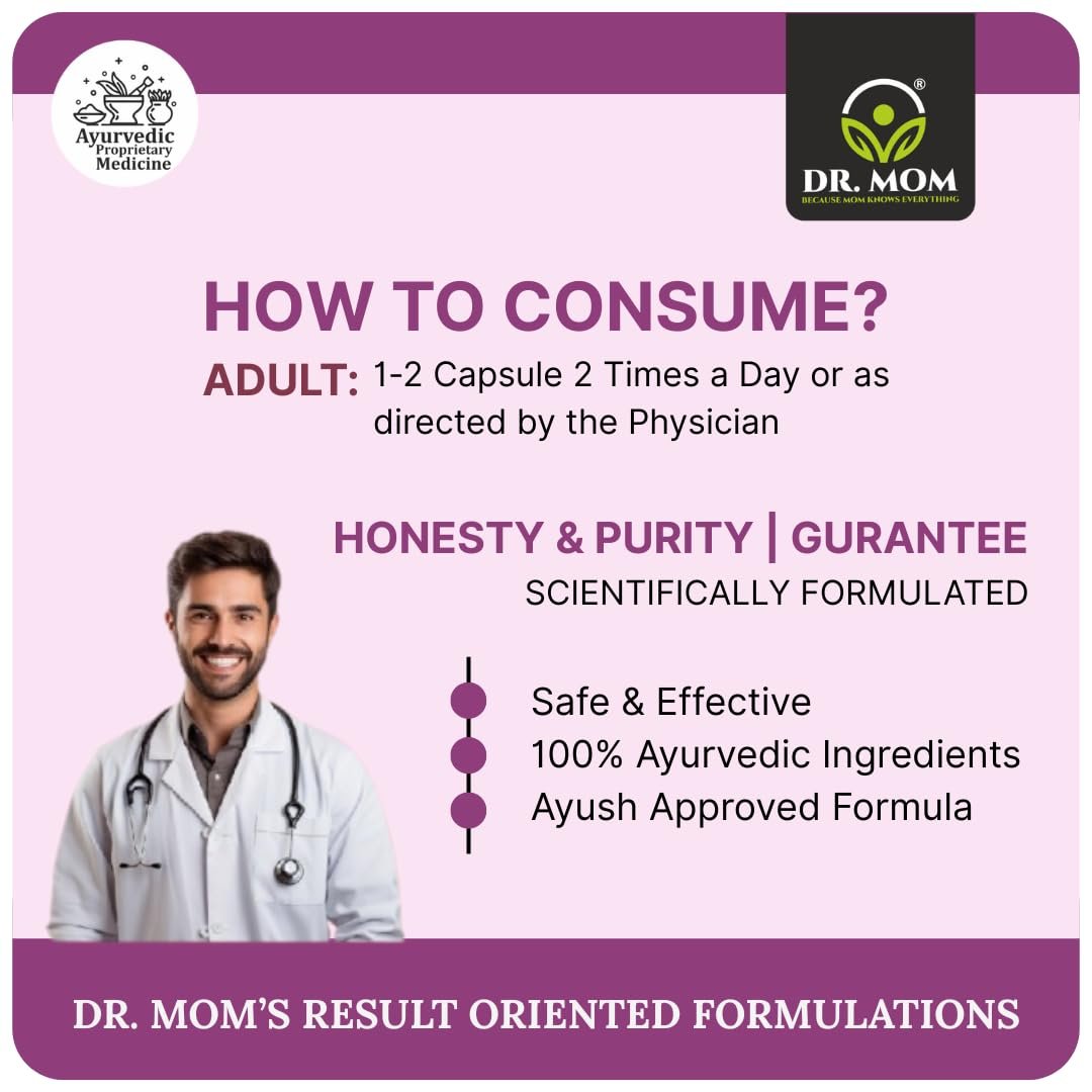 Skinomom Advance Capsules For Acne Pimple Scar | Blood Purify Formula 60 Capsules image 3