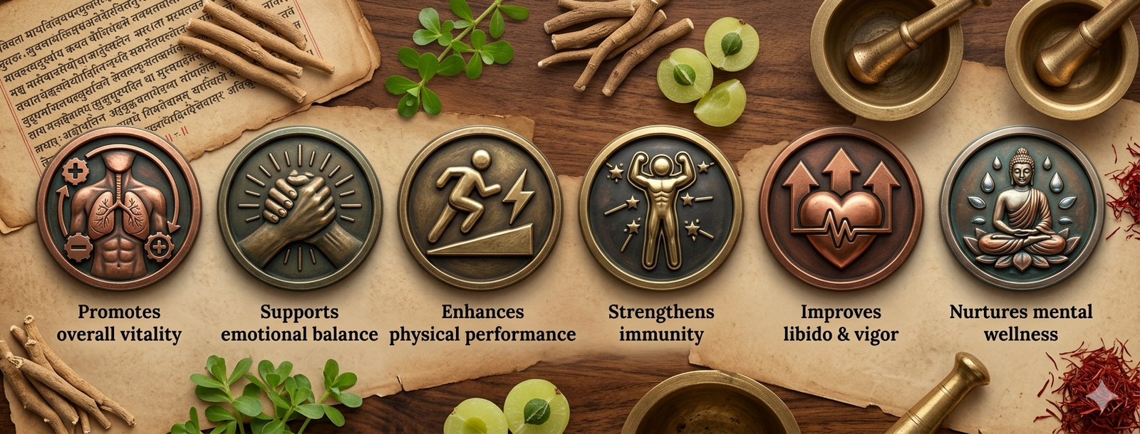 Ashwa Vati Gold Tablets For Men - Extra Energy 3x10Tabs features