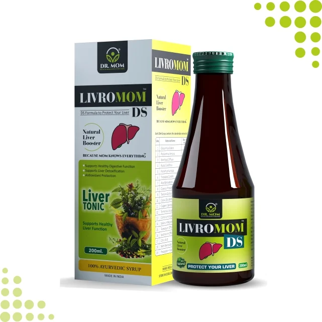 Livromom DS Syrup | Best Ayurvedic Syrup for Fatty Liver