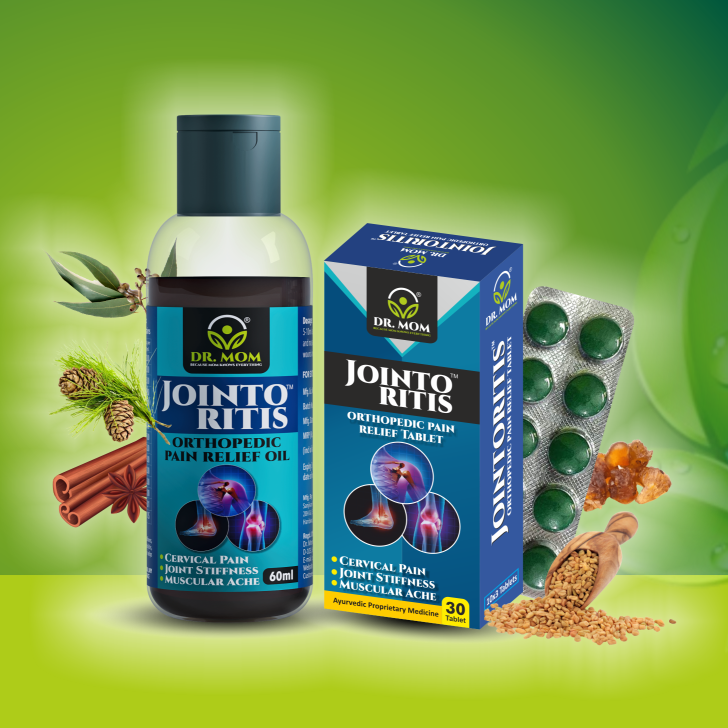 With this Ayurvedic combo, you're not just treating your pain—you’re giving your joints the care they deserve. Whether it’s quick relief or long-term health, Jointoritis Oil & Tablets are here to help you feel your best.